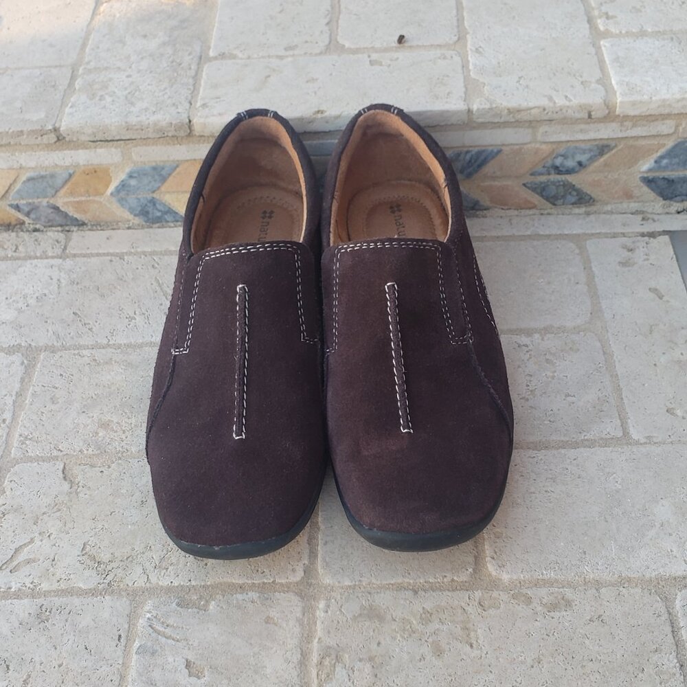 Brown Naturalizer Suede Casual Shoes Flats - Size 7